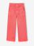 Wijde broek voor meisjes small Morpho groengrijs+kaki+koraal+oudroze - vertbaudet enfant 