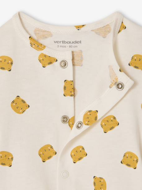 Set van 2 pyjama's voor jongens van biologisch katoen geel - vertbaudet enfant 