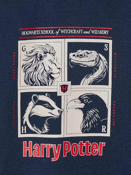 Sweater met capuchon jongen HARRY POTTER marineblauw - vertbaudet enfant 