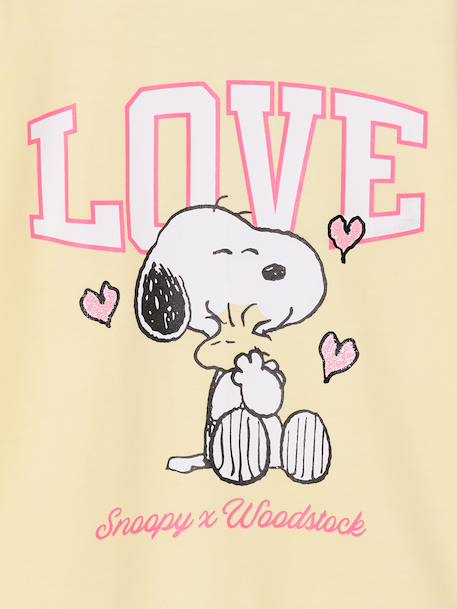 Sweater meisje Snoopy pastelgeel - vertbaudet enfant 