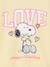 Sweater meisje Snoopy pastelgeel - vertbaudet enfant 