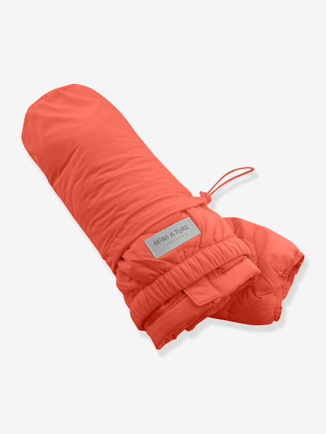 MATNAVA MINI A TURE lichtgewicht gewatteerde jas voor kinderen amandelgroen+lila (poederkleur)+wortel - vertbaudet enfant 