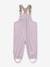 Regenset: waterdichte jas & broek salopet baby MATWAINIS MINI A TURE terracottategel+zachtpaars - vertbaudet enfant 