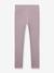 MATLEE MINI A TURE legging voor meisjes lila (poederkleur)+wortel - vertbaudet enfant 
