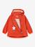 Regenset: waterdichte jas & broek salopet baby MATWAINIS MINI A TURE terracottategel+zachtpaars - vertbaudet enfant 