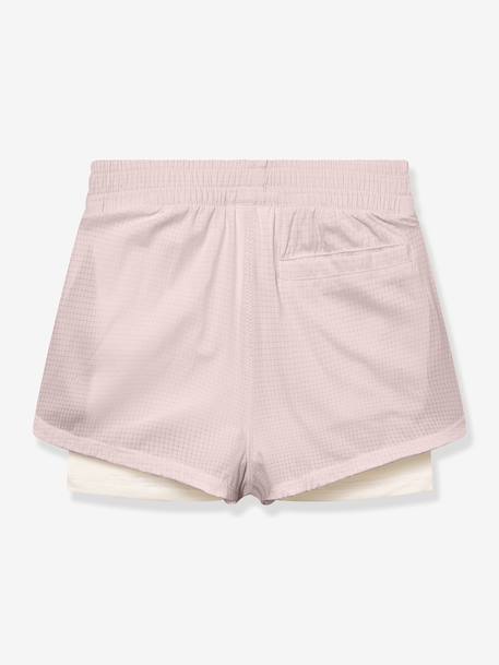 Praktische 2-in-1 short MATEIDIE MINI A TURE lichtgeel+lichtroze+rozen - vertbaudet enfant 