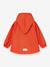 Regenset: waterdichte jas & broek salopet baby MATWAINIS MINI A TURE terracottategel+zachtpaars - vertbaudet enfant 