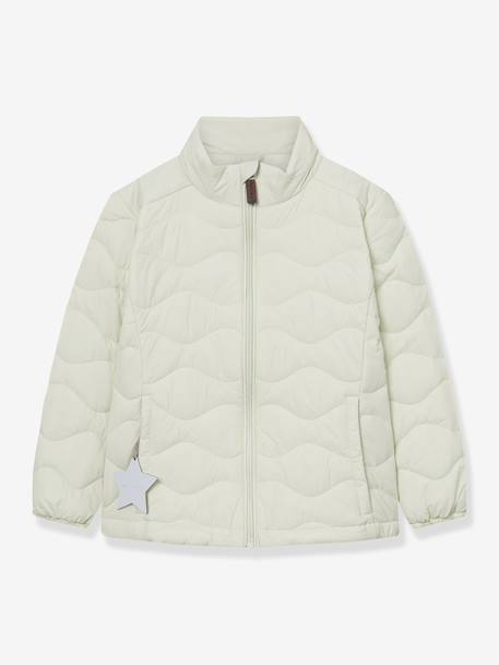 MATNAVA MINI A TURE lichtgewicht gewatteerde jas voor kinderen amandelgroen+lila (poederkleur)+wortel - vertbaudet enfant 