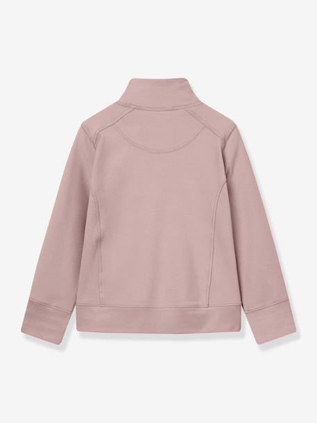MATBERKAN MINI A TURE fleece jas voor kinderen met ritssluiting mintgroen+oudroze - vertbaudet enfant 