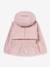 Waterdichte meisjesjas voor het tussenseizoen met fleecevoering MATALGEA MINI A TURE roze (poederkleur)+rozenhout+saliegroen - vertbaudet enfant 