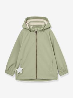 Meisje-Mantel, jas-Softshell babyjas met capuchon, winddicht en waterafstotend MATADEN MINI A TURE