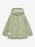 Softshell babyjas met capuchon, winddicht en waterafstotend MATADEN MINI A TURE groen+mintgroen - vertbaudet enfant 