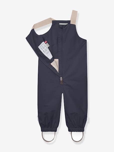 Waterdichte salopet baby MATWALENTAYA MINI A TURE donkerblauw+saliegroen+terracottategel - vertbaudet enfant 