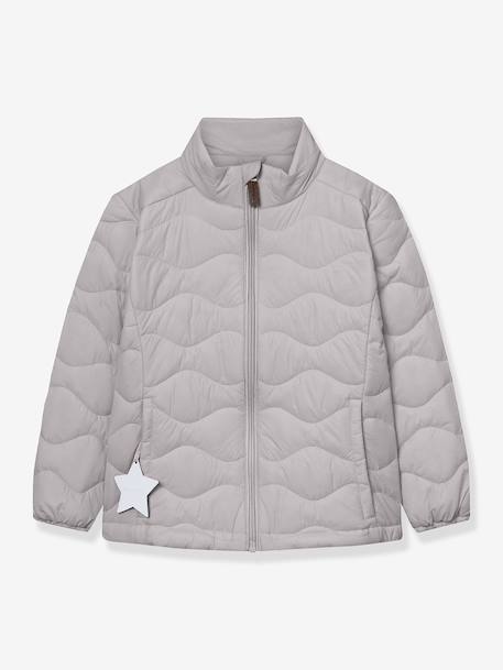 MATNAVA MINI A TURE lichtgewicht gewatteerde jas voor kinderen amandelgroen+lila (poederkleur)+wortel - vertbaudet enfant 