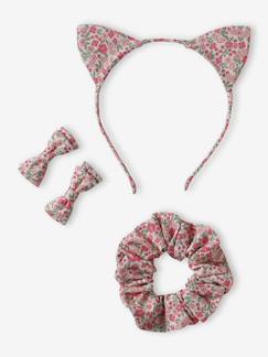 Meisje-Set met toebehoren voor meisjes, katoen met bloemenprint