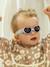 Zonnebril 0-9 maanden heupband Baby coeur lichtroze+mintgroen - vertbaudet enfant 