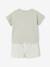 HELLO KITTY set T-shirt en short groen, gestreept - vertbaudet enfant 