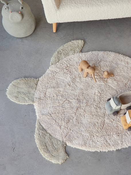 Wasbaar tapijt Schildpad beige - vertbaudet enfant 