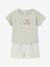 HELLO KITTY set T-shirt en short groen, gestreept - vertbaudet enfant 