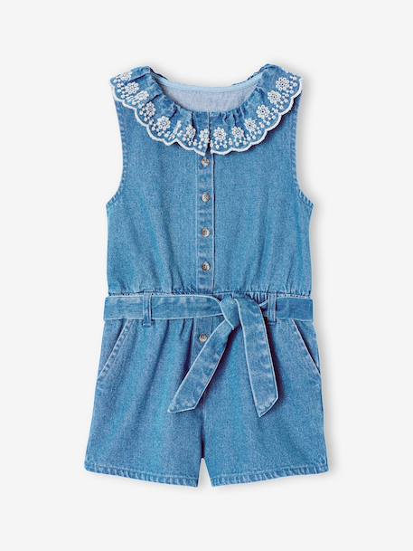 Combishort in denim stone - vertbaudet enfant 