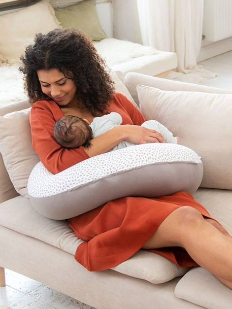 Zwangerschaps- en borstvoedingskussen DOOMOO Buddy beige+ETHNIC PETROL+groen+RISOTTO TAUPE+terracotta - vertbaudet enfant 