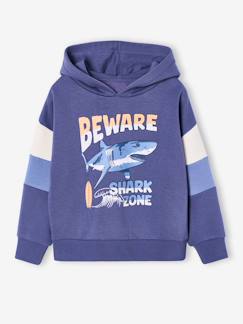 -Sweater met capuchon met print
