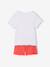 Set pyjama's voor meisjes met lange mouwen ecru - vertbaudet enfant 