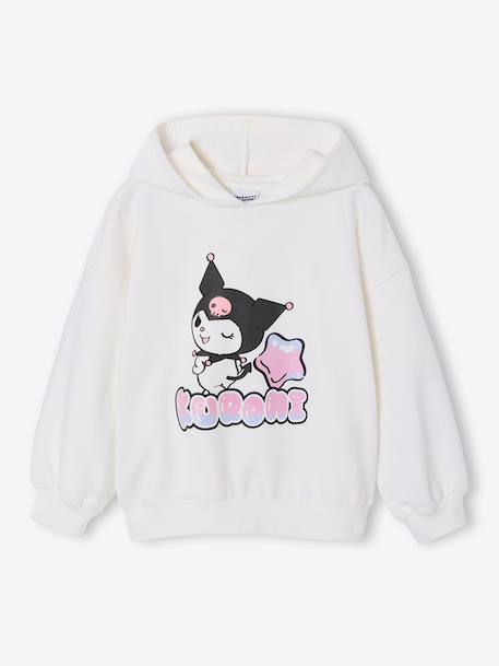 Sweater met capuchon Kuromi ecru - vertbaudet enfant 