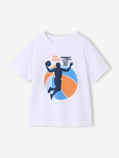 -Jongensshirt met korte mouwen en grafisch ontwerp