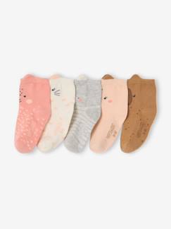 Baby-Set van 5 sokken voor babymeisjes