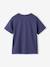Jongensshirt dierenmotief leiblauw+sinaasappel - vertbaudet enfant 