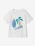 Jongensshirt met motief in omkeerbare pailletten Basics blauwgroen+ecru+nachtblauw+oceaanblauw+wit - vertbaudet enfant 