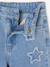 Wijde jeans voor meisjes met sterren denimgrijs+lichtblauw - vertbaudet enfant 