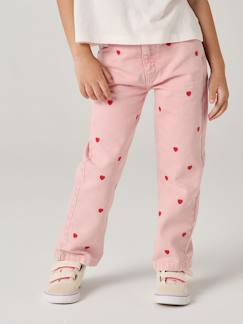 -Geborduurde mom fit voor meisjes
