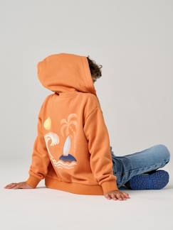 Jongens-Trui, vest, sweater-Sweater-Sweater met rits voor jongens met capuchon