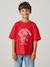 T-shirt voor jongens met print Engels groen+rood - vertbaudet enfant 
