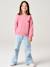 Wijde tregging voor meisjes van denim denimgrijs+donkerblauw+lichtblauw+middenblauw - vertbaudet enfant 