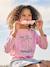 T-shirt voor meisjes met knoopdetail zachtpaars - vertbaudet enfant 
