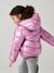 Lichtgewicht donsjack met iriserend effect voor meisjes rozen - vertbaudet enfant 