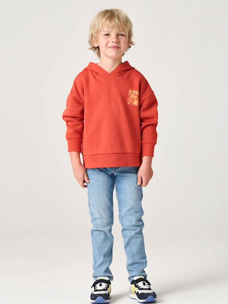 Set van 2 slim-fit jeans met elastische en verstelbare taille denimgrijs+double stone+stone - vertbaudet enfant 