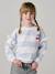 Marinetrui met ruches voor meisjes bleekblauw+marineblauw+oudroze+pioenroos - vertbaudet enfant 