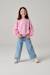 Sweater voor meisjes met lange mouwen zachtpaars - vertbaudet enfant 