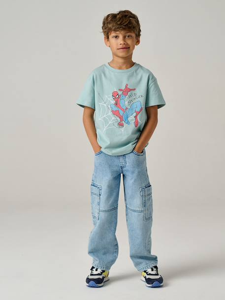 T-shirt SPIDERMAN grijsblauw - vertbaudet enfant 
