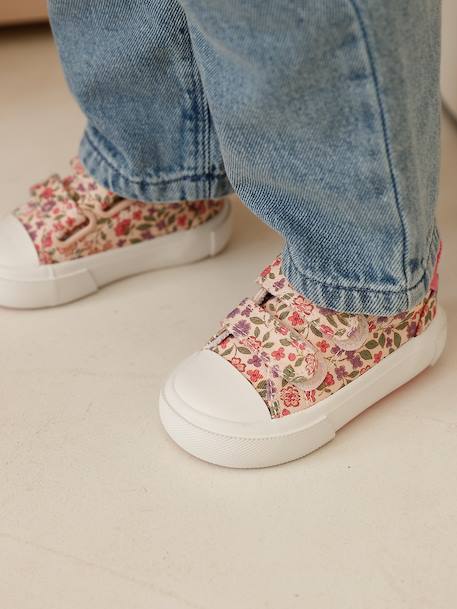 Gestreepte baby kratten blauw, gestreept+roze, bedrukt - vertbaudet enfant 