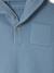 Gestreepte trui met capuchon baby ecru+jeansblauw+terracottategel - vertbaudet enfant 