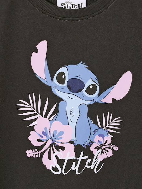 Jurk met korte mouwen LILO & STITCH antraciet - vertbaudet enfant 