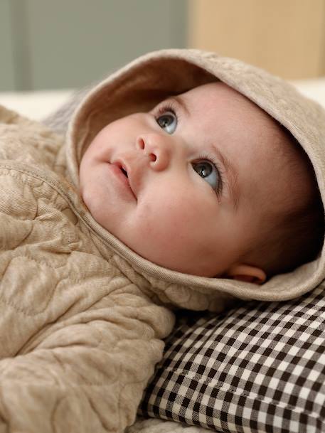 Babypakje in jersey gemêleerd beige - vertbaudet enfant 