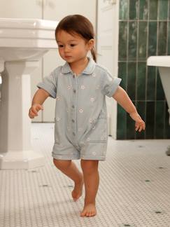 Baby-Salopette, jumpsuit-Denim combishort babymeisjes