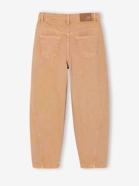 Balloon broek voor meisjes cappuccino - vertbaudet enfant 