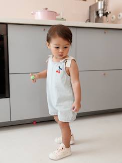 Baby-Salopette, jumpsuit-Katoenen combishort babymeisjes